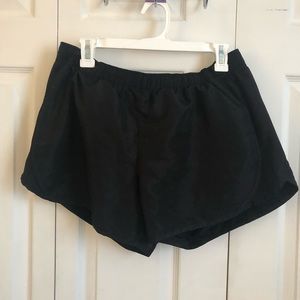 Black Running Shorts